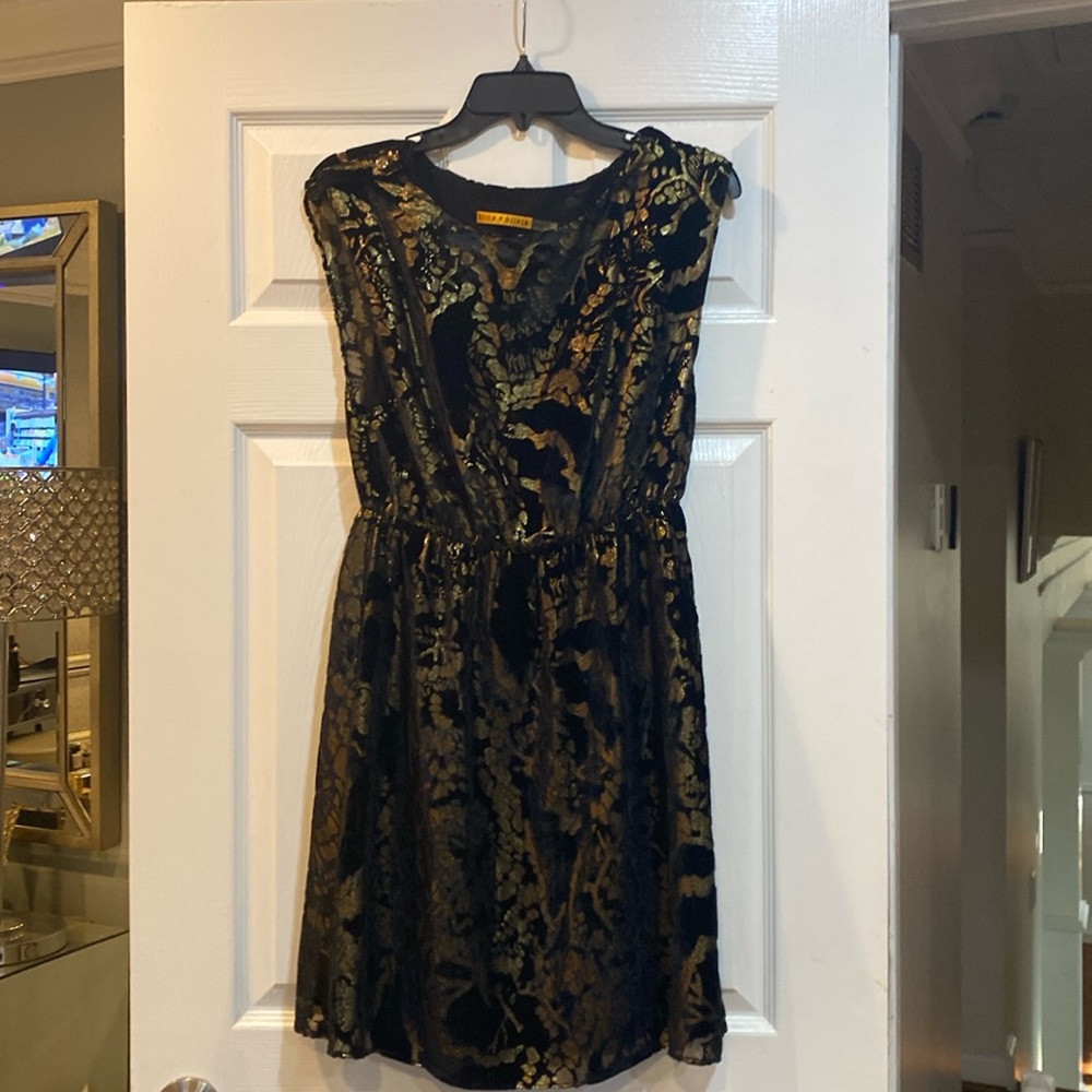 Black and Gold dress